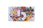 Kreativt Legetøj - Bruynzeel Drawing and Coloring Set Creative Artists Tin 60 Pcs - 60312907
