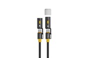 USB kabel - 4smarts 3-in-1 USB-C Cable Set Explorer 240W - 1.5 m - 541240