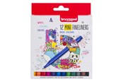Kreativt Legetøj - Bruynzeel Fineliner Mini Set 12 Colors - 60241512