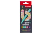 Kreativt Legetøj - Bruynzeel Highlighters Set Pastel 4 Colors - 60283104