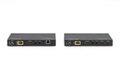 Repeater, boostere, bridges & transceiver - DIGITUS 4K HDBaseT 2.0 HDMI KVM Extender Set - 150 m - DS-55526