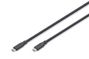 USB kabel - DIGITUS - USB-C cable - 24 pin USB-C to 24 pin USB-C - 50 cm - AK-300342-005-S