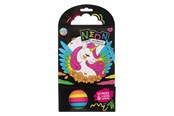 Kreativt Legetøj - Creative Craft Group Unicorn Coloring Book with 5 Neon Markers 40 Sheets - 150137