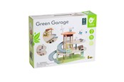 Trælegetøj - Classic World Wooden Sustainable Garage with Accessories 19pcs. - 50615