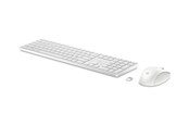 Tastatur - HP 650 - Tastatur & Mus sæt - Dansk - Hvid - 4R016AA#UUW