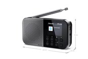 DAB, netværks- og clockradio - Sharp Osaka DR-P520 - DAB portable radio - no operating system - DAB/DAB+/FM - Mono - DR-520OSAKA