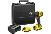 Skrue/Boremaskine - Stanley SFMCD710D2K-QW 18V Cordless Drill Driver Set - SFMCD710D2K-QW