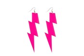 Kostumer - Boland - Earrings Flash Neon Pink - 64469