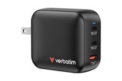 Mobil - Adaptere & Opladere - Verbatim Power Adapter - GaN - 2 x USB-C USB - 100 Watt - 32230