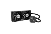 CPU Køler - Montech HyperFlow240 Silent Black - CPU Vandkøling - Max 25 dBA - HyperFlow Silent 240 (B)