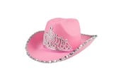 Kostumer - Boland - Hat Glimmer Pink - 04392