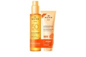Gaveæsker - Nuxe Set : Sun Anti-Ageing Tanning Oil SPF 50 - 3264680043642