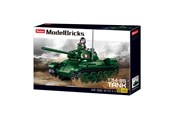 Konstruktionslegetøj - Sluban - Medium Tank Green - M38-B0982