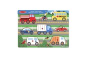 Babylegetøj - Melissa & Doug Wooden Peg Puzzle Vehicles - 19051