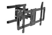 Vægbeslag, AV-Beslag & AV-Møbler - TECHLY mounting kit - full-motion dual arm - for curved / flat panel - black - Max 60 kg - recommended for 75" - ICA-PLB-473