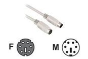 Skærmkabel - Hama keyboard / mouse extension cable - 2 m - 42167