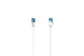 Netværkskabel - Hama Network Cable Cat6A 10Gbit/S U/Utp Flat White 15m - Hvid - 15m - 00200687