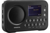 DAB, netværks- og clockradio - Sangean DPR-76BT - DAB+/FM - Mono - Sort - A500500