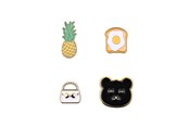 Mobil - Andet Tilbehør - ONSALA Charms Pimp Your Phone Metal and Plastic 4pcs - 577212