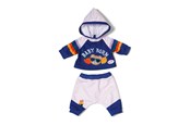 Dukker & Tilbehør - Baby Born Jogging Suit Navy 43cm - 838204