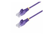 Netværkskabel - StarTech.com 10m Purple Slim CAT6 Ethernet Cable Snagless 28AWG LSZH - patch cable - 10 m - purple - Lilla - 10m - N6PAT10MPLS