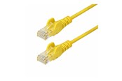 Netværkskabel - StarTech.com 3m Yellow Slim CAT6 Ethernet Cable Snagless 28AWG LSZH - patch cable - 3 m - yellow - Gul - 3m - N6PAT300CMYLS
