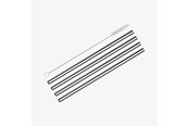 Køkkentilbehør - Cilio Sugerør STEEL GRANDE 4 stk. m/rensebørste lige - C150575