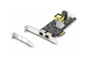 Netværksadapter (netkort, printserver mv.) - StarTech.com 2-Port 2.5Gbps PoE Network Card Intel I225-V 802.3af/at - network adapter - PCIe 2.0 x2 - 10M/100M/1G/2.5 Gigabit Ethernet x 2 - PR22GIP-NETWORK-CARD