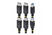 KVM-kabel - StarTech.com 6ft (1.8m) Dual-DisplayPort and USB 5Gbps KVM Cable - keyboard / video / mouse (KVM) cable - 1.83 m - DDU1226-KVM-CABLE