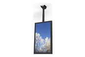 Vægbeslag, AV-Beslag & AV-Møbler - HI-ND mounting component - portrait - for digital signage LCD panel - black RAL 9005 - Max - recommended for 49" - CC4925-5101-02