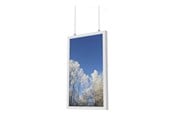 Vægbeslag, AV-Beslag & AV-Møbler - HI-ND mounting component - portrait - for digital signage LCD panel - white RAL 9003 - Max - recommended for 49" - CC4925-5101-01