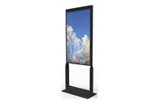 Vægbeslag, AV-Beslag & AV-Møbler - HI-ND Floorstand H stand - for flat panel - black body/black side pillar - Max - recommended for 55" - FS5519-5101-02
