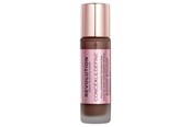 Makeup - Makeup Revolution Conceal & Define, Oil Free, Cream Foundation, F 18, 23 ml - 5057566045704