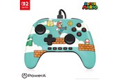 Spil tilbehør - PowerA Advantage-controller med kabel til Nintendo Switch 2 - Mario Time - NSGP0527-01