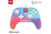 Spil tilbehør - PowerA Advantage kablet controller til Nintendo Switch 2 med Lumectra - Hvid - NSGP0524-01