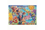 Puslespil - Clementoni Jigsaw Puzzle Artwork Elephants Carnival 500pcs. Floor - 35572