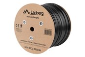 Netværkskabel - Lanberg bulk cable - 305 m - black RAL 9004 - Sort - 305m - LCF6-30CU-0305-BK