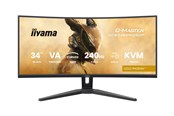 Skærm - 34" iiyama G-MASTER Gold Phoenix - 3440x1440 (UWQHD) - 240Hz - VA - KVM switch - GCB3486WQSCP-B1