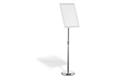 Konference & Præsentation - DURABLE Gulvskilt aluminium med klikramme A3 - 479923