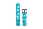Smartwatch - Tilbehør - Xplora XGO3 Strap - Turquoise Dinosaur - XGO3-STR-RP-DINOS