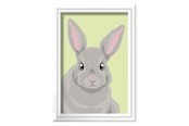 Kreativt Legetøj - Ravensburger CreArt Paint by Numbers - Gray Rabbit - 237180