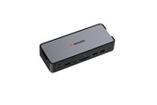 Dockingstation - Verbatim Pro - docking station - USB-C - 2 x HDMI DP - 1GbE - 32171