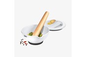 Køkkenredskaber - GEFU Morter i porcelæn med rivejern - 4006664353403