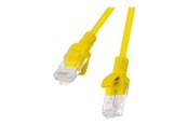 Netværkskabel - Lanberg patch cable - 25 cm - yellow RAL 1016 - Gul - 0.25m - PCU5-20CC-0025-Y