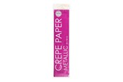 Kreativitet & Hobbyartikler - Globos - Metallic Crepe Paper Pink 50x150cm - 6364
