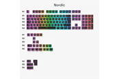 Tastatur - Glorious Aura V3 Keycaps Black - Nordic ISO - (131 keys) - GLO-KB-ACC-KC-GPBT-AURA-BLK-ND
