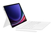 Tastatur - Samsung Galaxy Tab S10 FE / Tab S9 FE / Tab S9 - Book Cover Keyboard - White (English) - Tastatur & Folio sæt - Hvid - EF-DX725UWEGWW