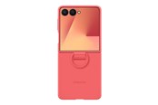 Mobil - Covers & Cases - Samsung Galaxy Z Flip7 - Ring Case (Silicone) - Red - EF-PF766TREGWW