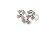 Lamper - HiluX Hjørne SmartClip til 12mm RGBW COB LED Bånd - 5-pak - 5714255010817