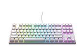 Tastatur - Cherry XTRFY K4V2 - Gaming Tastatur - Tysk - Hvid - CX-K4V2-RGB-TKL-WH-R-GER